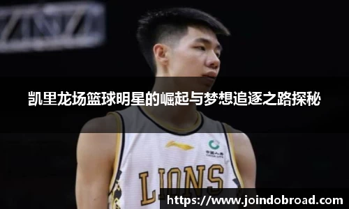 凯里龙场篮球明星的崛起与梦想追逐之路探秘